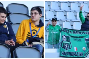 (Φωτορεπορτάζ) Ο κόσμος στο ΑΕΛ - Ολυμπιακός