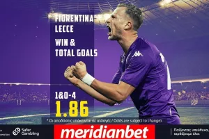Φιορεντίνα – Λέτσε με Bet Builder στο online betting της Meridianbet!