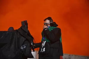 (BINΤΕΟ Kerkida/φώτος) Πορτοκαλί... σύννεφο και καθυστέρηση 
