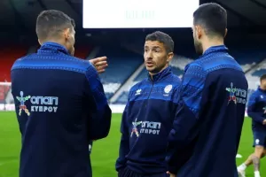 Φωτορεπορτάζ από τη προπόνηση της Εθνικής στο Hampden Park