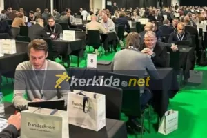 (Φώτο Kerkida)  TransferRoom με Ντουμπόφ στο Λονδίνο!
