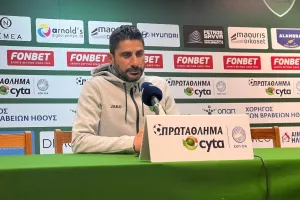 Πολυκάρπου: ''Παρά την απογοήτευσή μας κρατάμε το β' ημίχρονο'' 