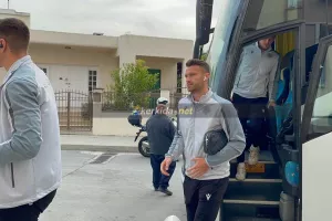 Η άφιξη της ΑΕΛ στο "Αμμόχωστος" (φώτος)