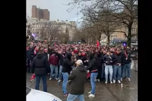 Πάρτι στους δρόμους του Μάντσεστερ οι Γερμανοί/ΒΙΝΤΕΟ