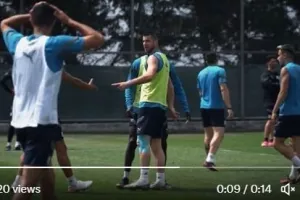 (Βίντεο) Οβίδα Ρομπέρζ στην προπόνηση! 