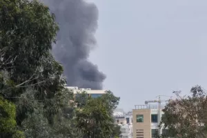 Μεγάλη φωτιά στο κέντρο της Λευκωσίας (φώτο/βίντεο)