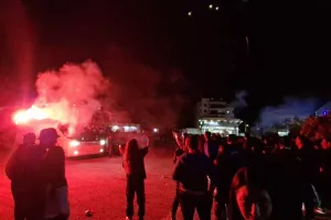 (ΒΙΝΤΕΟ Kerkida) Αποθέωση στο Σωματείο για τους νταμπλούχους!