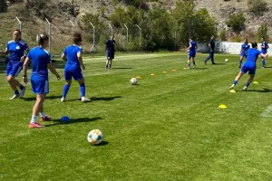 Προπόνηση και πτήση για την Εθνική Γυναικών