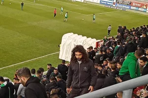 "Πρασίνισαν" το "Αμμόχωστος" οι φίλοι της Ομόνοιας 29Μ (φώτος)