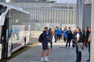 Έφτασαν μαζί στο γήπεδο Απόλλωνας και ΑΕΚ (φώτος)