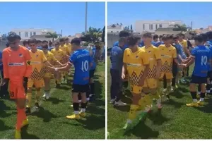 Ο Εθνικός έκανε pasillo στον πρωταθλητή ΑΠΟΕΛ Κ15 (βίντεο)