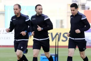 ΕΝΠ - Καρμιώτισσα: Ο Καλτσάς το έκρινε με το κεφάλι (φώτος)