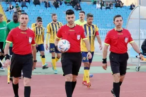 Ολυμπιακός - ΑΕΛ: Το μοίρασαν με Κοντινέλα και Χαραλάμπους (φώτος)