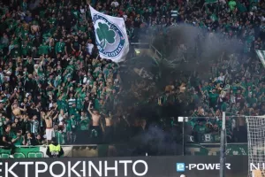 (Φωτορεπορτάζ) Το πράσινο "πάρτι" μετά το τελικό σφύριγμα!