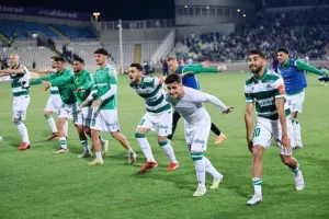 (Φωτορεπορτάζ) Το πράσινο "πάρτι" μετά το τελικό σφύριγμα!