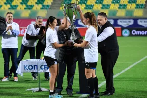 Η απονομή και οι πανηγυρισμοί των Apollon Ladies (Βίντεο - Kerkida)
