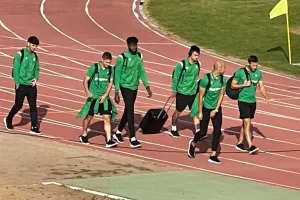Η άφιξη της Ομόνοιας στο "Στ. Κυριακίδης" (Φώτος)