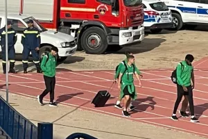 Η άφιξη της Ομόνοιας στο "Στ. Κυριακίδης" (Φώτος)