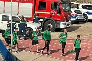 Η άφιξη της Ομόνοιας στο "Στ. Κυριακίδης" (Φώτος)