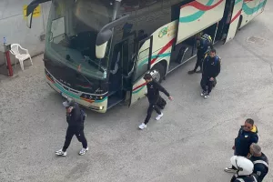Η άφιξη του ΑΠΟΕΛ (Φώτος)