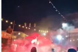 Έγινε η νύχτα μέρα στα Περβόλια για τους πρωταθλητές (βίντεο)