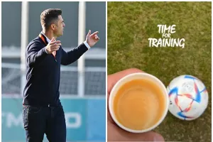 Καφεδάκι και..."time for training"! 