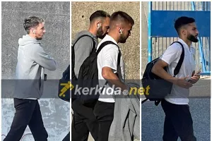 Η άφιξη της ΑΕΚ (Φώτος)