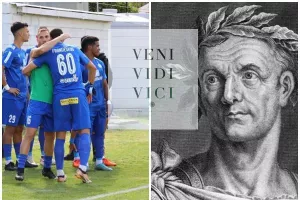 Aνάρτηση ΑΕΖ με... Ιούλιο Καίσαρα! (Φωτο)