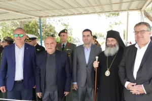 Στην τελετή παράδοσης-παραλαβής της 3ης ταξιαρχίας ο Ανδρέας Μιχαηλίδης