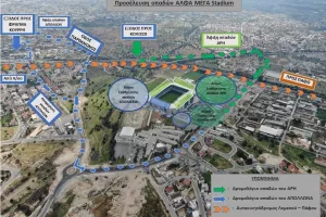 Αστυνομία: Διευθετήσεις για τον αγώνα Άρης - Απόλλων