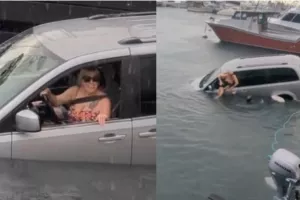 Ακολούθησε με ευλάβεια τις οδηγίες του GPS και κατέληξε στη θάλασσα