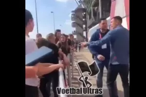 Απαράδεκτος ο Μπέργχαους, επιτέθηκε με μπουνιές σε οπαδό της Τβέντε! (βίντεο)