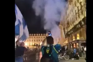 Τρελαμένοι οπαδοί της Νάπολι πανηγύρισαν το πρωτάθλημα στην «καρδιά» του Τορίνο
