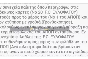 ΕΤΣΙ ξεκίνησαν τα σοβαρά επεισόδια (Τι... λέει το φύλλο αγώνα)