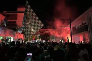 (Βίντεος/Φώτος kerkida) Η... προθέρμανση των Ομονοιάτων στην Παπανικολή