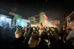 (Βίντεος/Φώτος kerkida) Η... προθέρμανση των Ομονοιάτων στην Παπανικολή