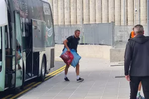 Στο γήπεδο ο Άρης/ΦΩΤΟΣ 