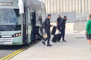 Στο γήπεδο ο Άρης/ΦΩΤΟΣ 
