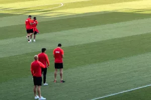 ΑΕΛ - Νέα Σαλαμίνα: "Πάτησαν" χορτάρι οι ποδοσφαιριστές (φώτος)