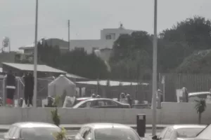 Ένταση για λίγο και παρέμβαση του "Αίαντα" (βίντεο/φώτος)