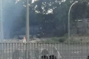 Ένταση για λίγο και παρέμβαση του "Αίαντα" (βίντεο/φώτος)