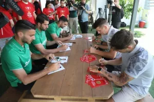 Φωτορεπορτάζ από το Pre-game Τελικού