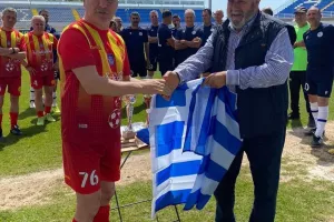 Φιλικό παλαιμάχων Εθνικού - Δ. Μακεδονίας (Φώτος)