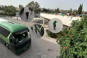 Ομόνοια/ Άφιξη με χειροκρότημα και... ανταπόδοση (Φώτος)