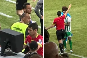 Ακυρώθηκε γκολ για οφσάιντ, on-field review και… φάουλ νωρίτερα!
