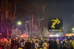 (ΦΩΤΟΣ/ΒΙΝΤΕΟ) Πανικός... από ΑΕΛίστες στο Pre game τελικού