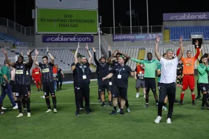 (Φωτορεπορτάζ) Οι έξαλλοι πανηγυρισμοί των πρωταθλητών
