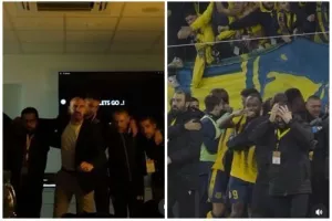 Φτιάχνει τους ΑΕΛίστες: "Lets go to the f*ckin final"! (βίντεο)