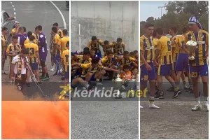 ΑΠΟΕΚ Κ17/ Πανηγύρισαν με... "Για σένα έχω χάσει το μυαλό μου" (Βίντεο)