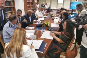 Φώτος/Υπογράφηκε το Μνημόνιο κατά της βίας - Το kerkida στο Υπουργείο